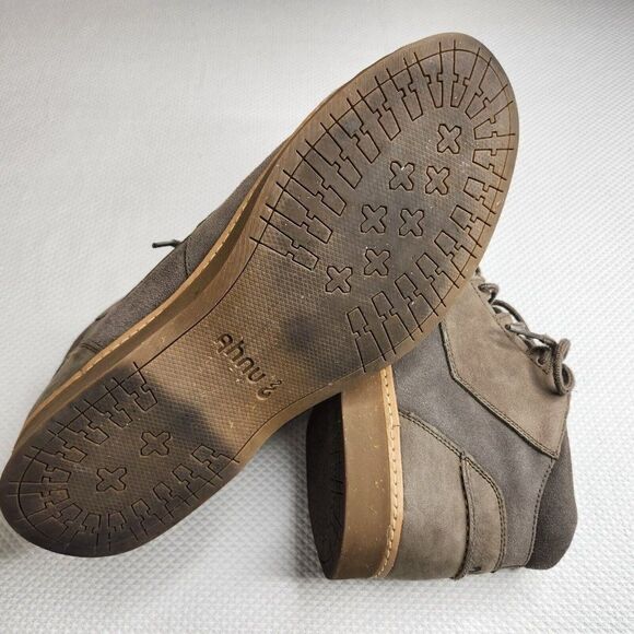 Ahnu Chukka Boots Broderick Mens 12 Lace Up Leather Brown Taupe Ankle Suede main image 4